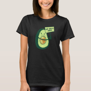 T-shirt Avocat Manger Plus de Salsa Nourriture Végétalien