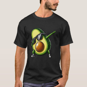 T-shirt Avocat Mignon Dabant Végétalien Fruit Hommes Femme