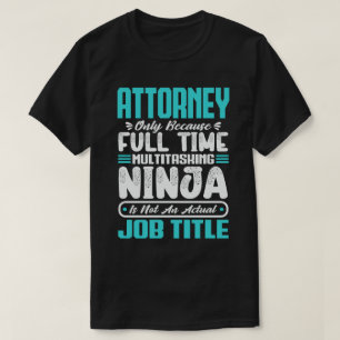 T-shirt Avocat multitâche Humour Profession Compétence pro