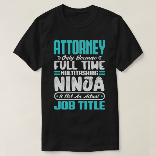 T-shirt Avocat multitâche Humour Profession Compétence pro (Design devant)