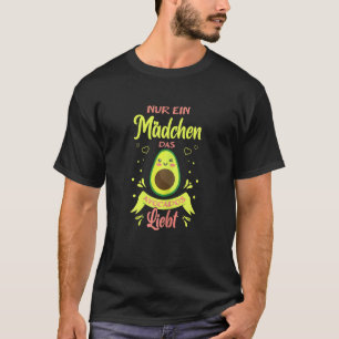 T-shirt Avocat Végétalien Végétarien Une Seule Fille La Ma