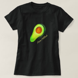 T-shirt Avocat vert addict art mignon
