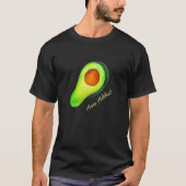 T-shirt Avocat vert addict art mignon (Devant)