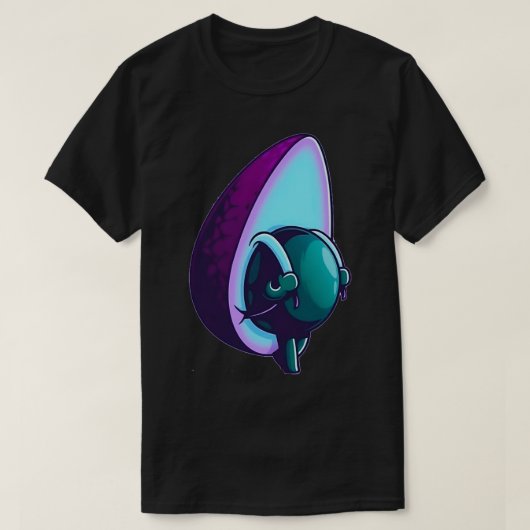 T-shirt avocat voyageur design (Design devant)