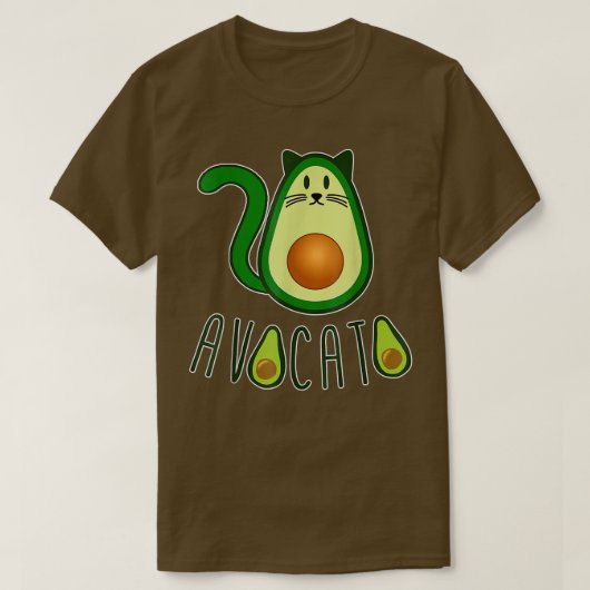 T-shirt Avocato Cats Avocado Fruit Cat Lover Animal and Pe (Design devant)