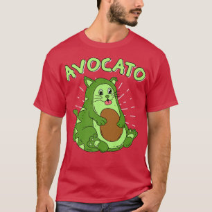 T-shirt Avocato vegan mal de tête avocat Vegan CatT-Shirt