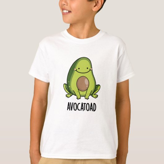 T-shirt Avocatoad Drôle Avocado Toad Pun (Devant)