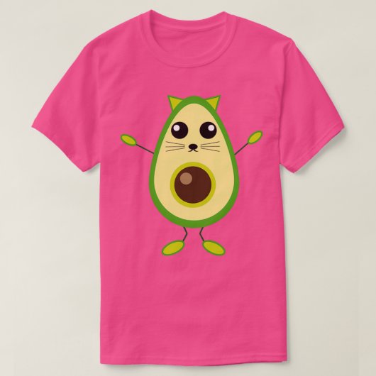 T-shirt Avocatto Cute Avocado Cat 1 (Design devant)