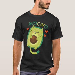 T-shirt Avocette - Avocette Cat Meme Cute Avocado Vegan Fu
