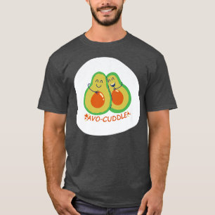T-shirt Avocuddle Kawaii Avocado Design Vegan Health Food
