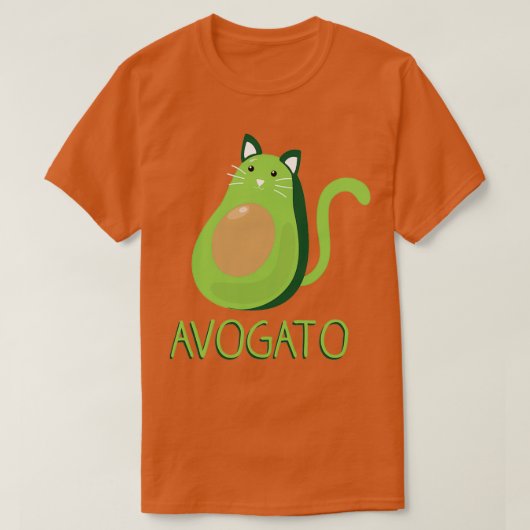 T-shirt Avogato Avocado Cat 2 (Design devant)