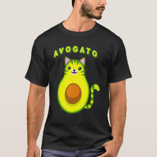 T-shirt Avogato Cat Avocado Cinco De Meow Cute Cat