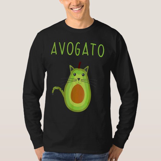T-shirt Avogato Cinco De Mayo Cinco De Meow Cat Avocado 3 (Devant)