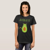 T-shirt Avogato Cinco De Mayo Cinco De Meow Cat Avocado 3 (Devant entier)