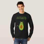 T-shirt Avogato Cinco De Mayo Cinco De Meow Cat Avocado 6 (Devant entier)