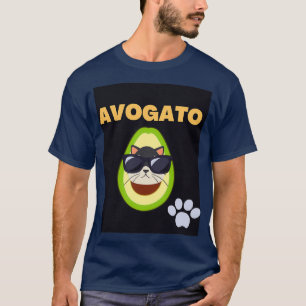 T-shirt Avogato drôle drôle chat