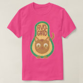 T-shirt Avogato Funny Avocado Cat Toxits for Vegan & Veget (Design devant)