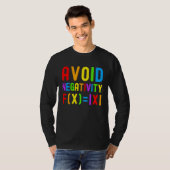T-shirt Avoid Negativity   Kids Math Math Equation Math Ge (Devant entier)