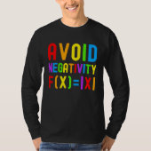 T-shirt Avoid Negativity Kids Math Math Equation Math Ge (Devant)