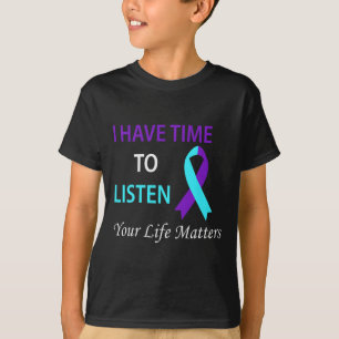 T-shirt Avoir Le Temps D'Écouter Que Votre Vie Est Un Prob