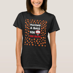 T-shirt Avoir Une Balle Pour 100 Jours De Basketball Scola