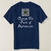 T-shirt ; avoir une dépression_QRcode (Design dos)