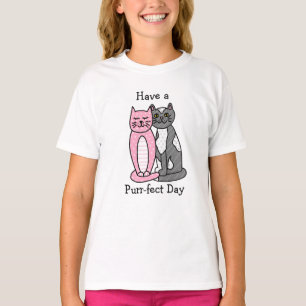 T-shirt Avoir une journée Purr-fect Cute tourte de chat