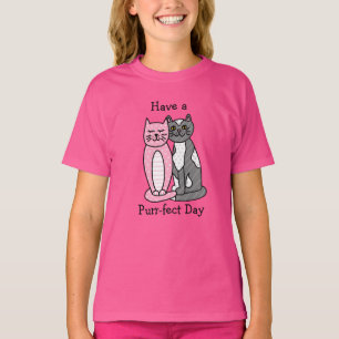 T-shirt Avoir une journée Purr-fect Cute tourte de chat