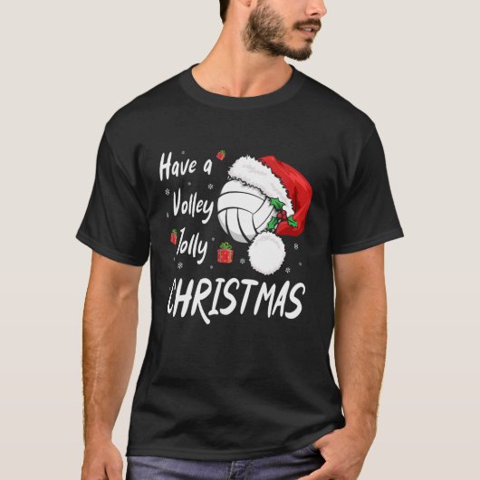 T-shirt Avoir Une Volley Jolly Noël Drôle Voll de Noël (Devant)