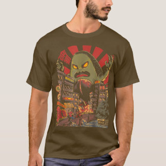 T-shirt Avokiller Avocado Guacamole Kaiju Monster japonais