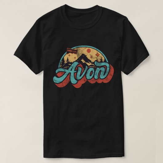 T-shirt Avon, Connecticut (Design devant)