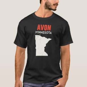 T-shirt Avon Minnesota USA État Amérique Voyage Minnesotan