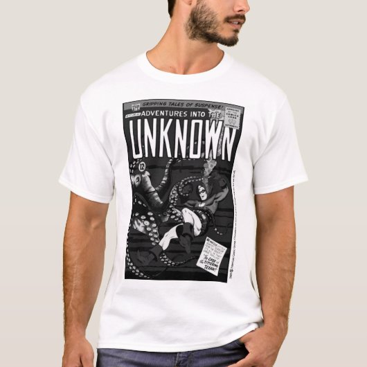 T-shirt 'Avonturen in het onbekende' uit de jaren (Voorkant)