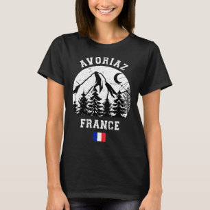 T-shirt Avoriaz France Alpes Station de ski alpin Ski fran