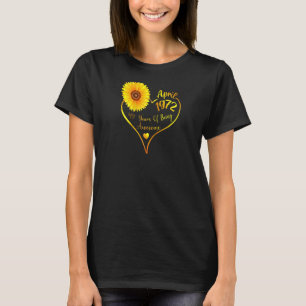 T-shirt Avril 1972 49e Anniversaire T Chemise Pour Femmes 