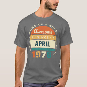 T-shirt Avril 1978
