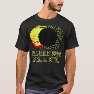 T-SHIRT AVRIL 2024 TOTAL ÉLIPSE SOLAIRE