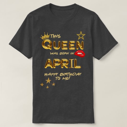 T-shirt Avril Anniversaire 4 (Design devant)
