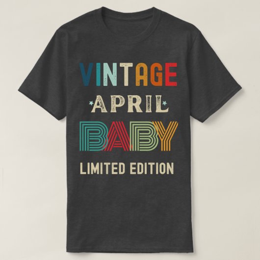 T-shirt Avril Anniversaire Cadeau 34 (Design devant)