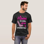 T-shirt Avril Anniversaire Pour Femmes Filles Reine Née À  (Devant entier)