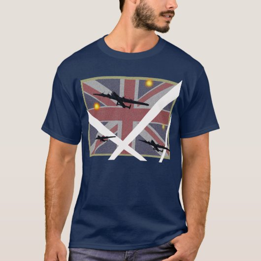 T-shirt Avro Lancaster Union Jack Tee (Devant)