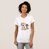 T-shirt AW conception drôle de chemise de chiots (Devant entier)