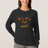 T-shirt Awareness and Support Kindness Different Not Less  (Devant)
