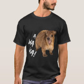 T-shirt Awawa ! Mème Hyrax hurlant en colère (Devant)