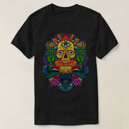 T-shirt Awesome Ayahuasca Lover DMT Designs Shaman Style (Design devant)