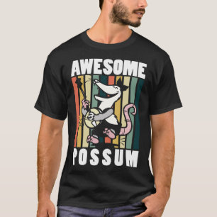 T-shirt Awesome Banjo Jouer Possum Folk Country Music Mu