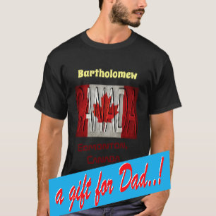 T-shirt Awesome Canada Nom du drapeau