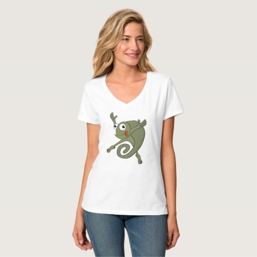 T-shirt Awesome Chameleon (Devant entier)