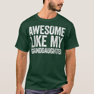 T-shirt Awesome Comme Ma Petite-FilleChemise De Fête Des P