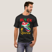 T-shirt Awesome Costume Black History Month Pride Black Qu (Devant entier)